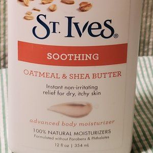﻿St Ives Soothing Oatmeal & Shea Butter Lotion 12 fl oz